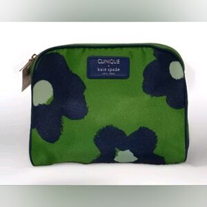 kate spade x Clinique Cosmetic Bag and Lipstick Plum Pop